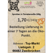 Sprotten in Tomatensoße 240g