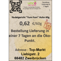 Nudelgericht "Yum-Yum" Huhn 60g