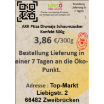 AKK Ptiza Diwnaja Schaumzucker Konfekt 300g