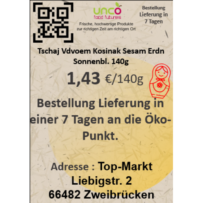 Tschaj Vdvoem Kosinak Sesam Erdn Sonnenbl. 140g