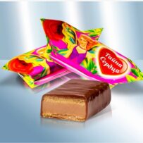 Konfekt mit gezuckerter  Kondensmilch und Waffelfüllung  (Made in Moskau) 1,5 kg