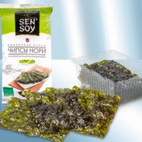 Snack aus Nori, geröstet, mit Wasabi Geschmack 5 g