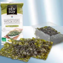 Snack aus Nori, geröstet, mit  Olivenöl Geschmack 5 g