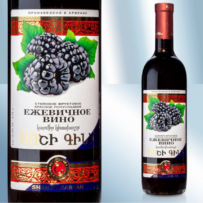 Georgischer Fruchtdessertwein aus Brombeeren, halbtrocken, 12,5%, 750ml