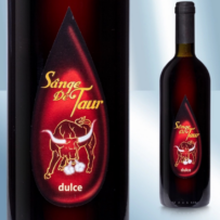 Rotwein "Sange de Taur", süß, 10%, 750ml