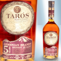 Weinbrand "Taros", 5 Jahre, 40%, 500ml