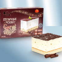Schaumzuckertorte mit kakaohaltiger Glasur 450 g