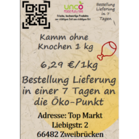 Kamm ohne Knochen 1 kg