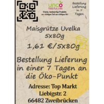 Maisgrütze Uvelka 5x80g