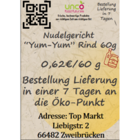 Nudelgericht "Yum-Yum" Rind 60g