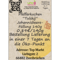 Pfefferkuchen "Tulskij" Johannisbeere-Füllung 140g
