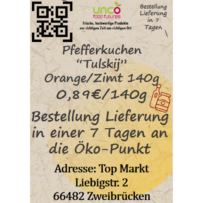 Pfefferkuchen "Tulskij" Orange/Zimt 140g