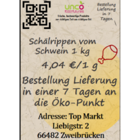 Schälrippen vom Schwein 1 kg