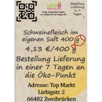 Schweinefleisch im eigenen Saft 400 g