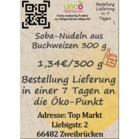 Soba-Nudeln aus Buchweizen 300 g