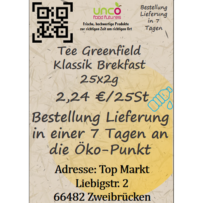 Tee Greenfield Klassik Brekfast 25x2g