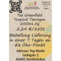 Tee Greenfield Tropical Tarragon 25Stx1,5g