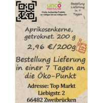 Aprikosenkerne, getroknet. 200 g